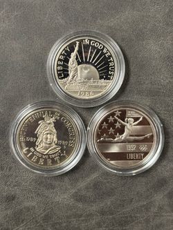 Set of 3 Different U.S. Commemorative Half Dollars -- GREAT COIN SET! — SHIPPING AVAILABLE!