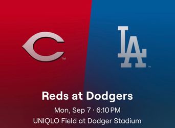 Reds at Dodgers MLB Ticket – Sep 7