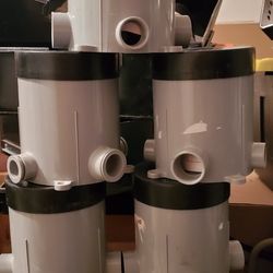 SET OF 5 NON-METALLIC FLOOR BOXES