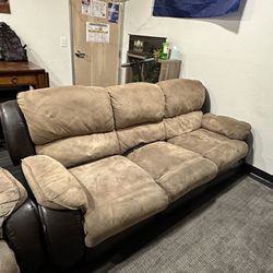 Reclining Couch And Recliner
