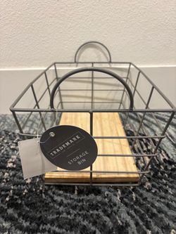 Trademark Home Supply Co Wire Storage Bin