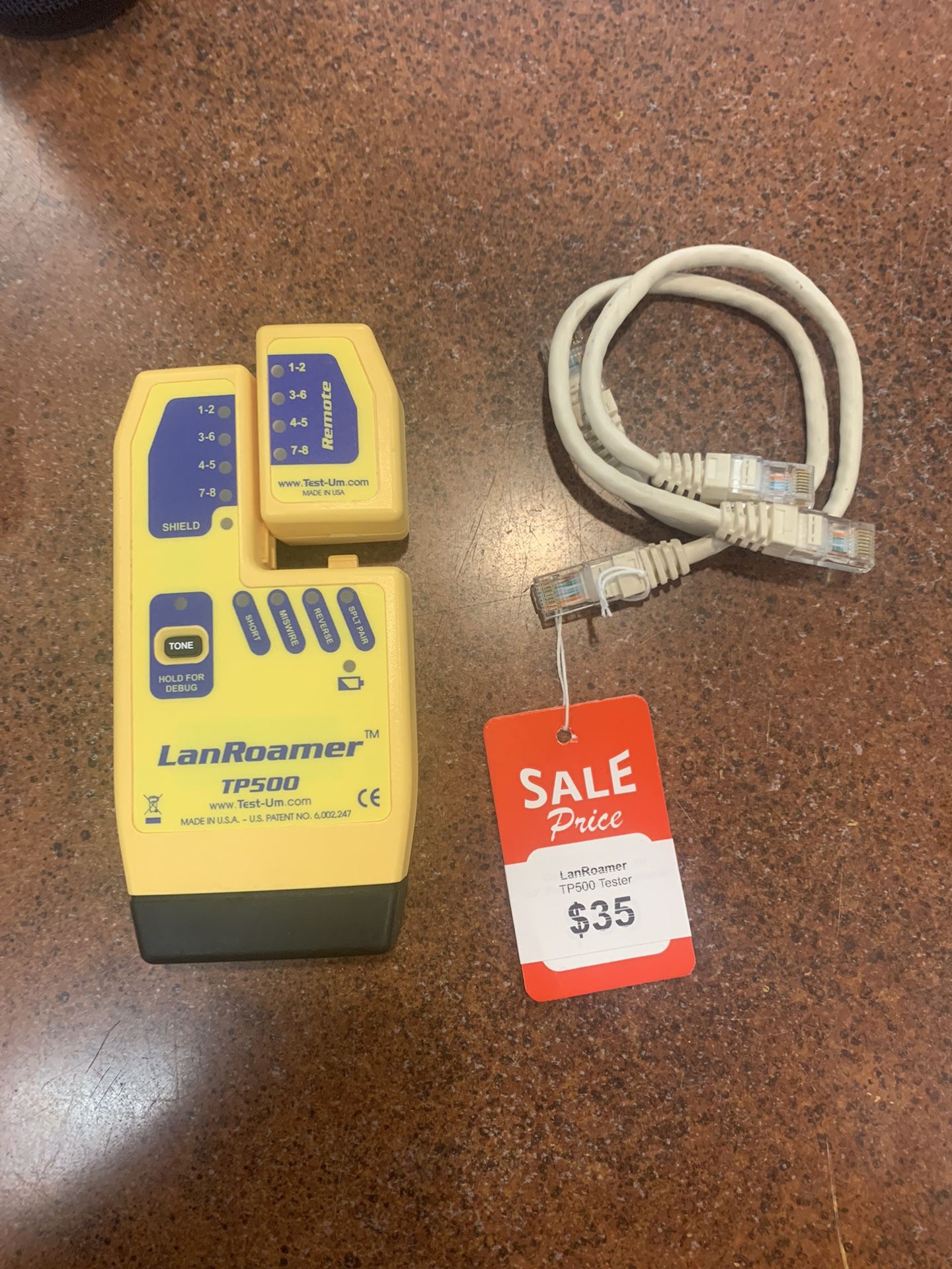 LanRoamer TP500 Tester