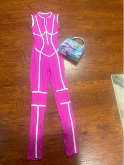 Hot Pink  Jumpsuit
