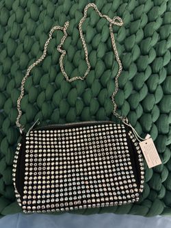 Rhinestone Crossbody With Clutch Option