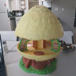 VINTAGE ST WARS EWOK TREEHOUSE FAMILY HUT 1984