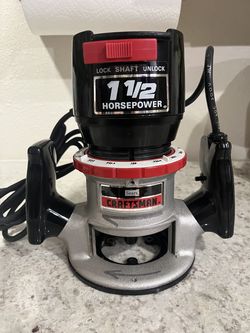 Craftsman router 1 1/2 hp