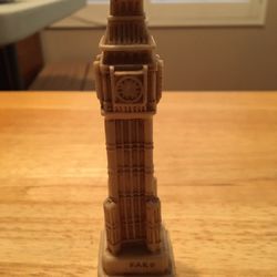 Vintage stone like replica of big Ben clock