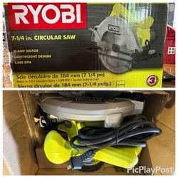 Ryobi 7 1/4” Circular Saw
