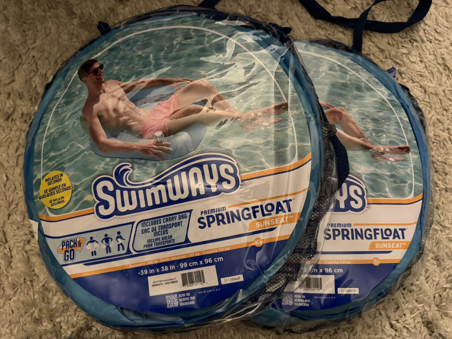 NEW Pack N Go Swimways Float For Ages 15+