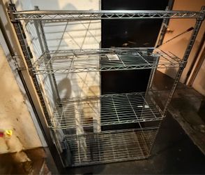 Steel Open 4 Shelf