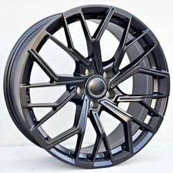 19 inch Black Wheels 19x8.5 5x112 +32 66.6 Fit Audi A5 A6 A7 S4 Q5 Q7 RS6 Set 4