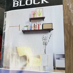 HARDWOOD REFLECTIONS Solid Wood Butcher Block Shelf 72 in. W X 12 in. D X 1.5 in. H in Walnut Stain Hevea UV Finish