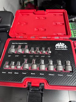 MAC Tools R.B.R.T. 16-PC Stubby Hex Driver Set – SAE & Metric – Complete