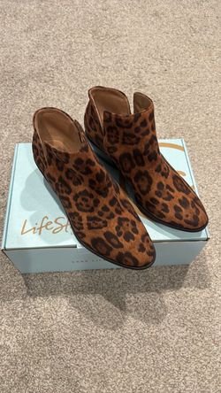 Leopard Print Ankle Booties