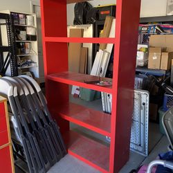 Red Bookshelf