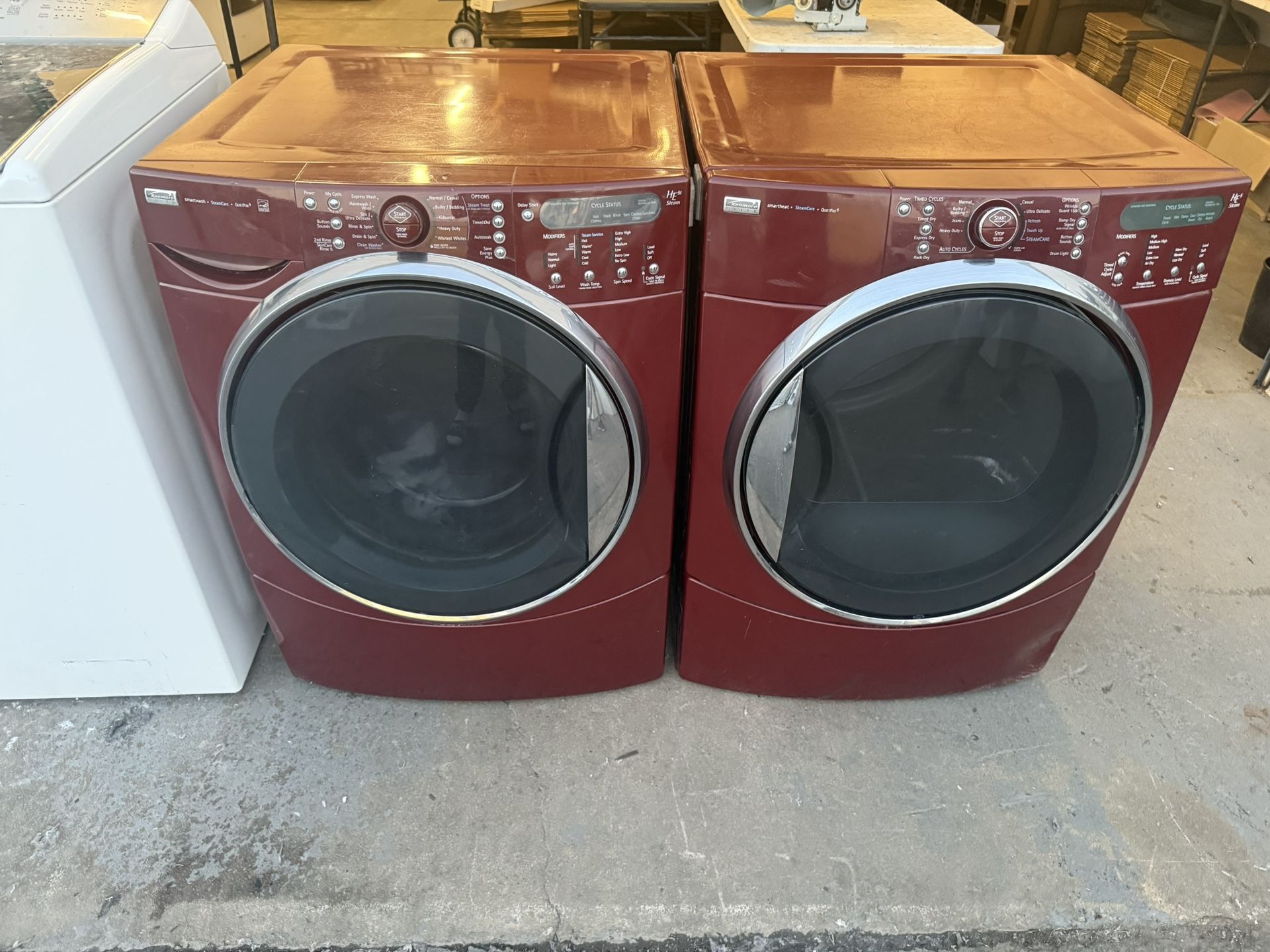 Kenmore Washer And Gas Dryer Front Load