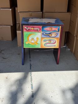 Hand painted desk