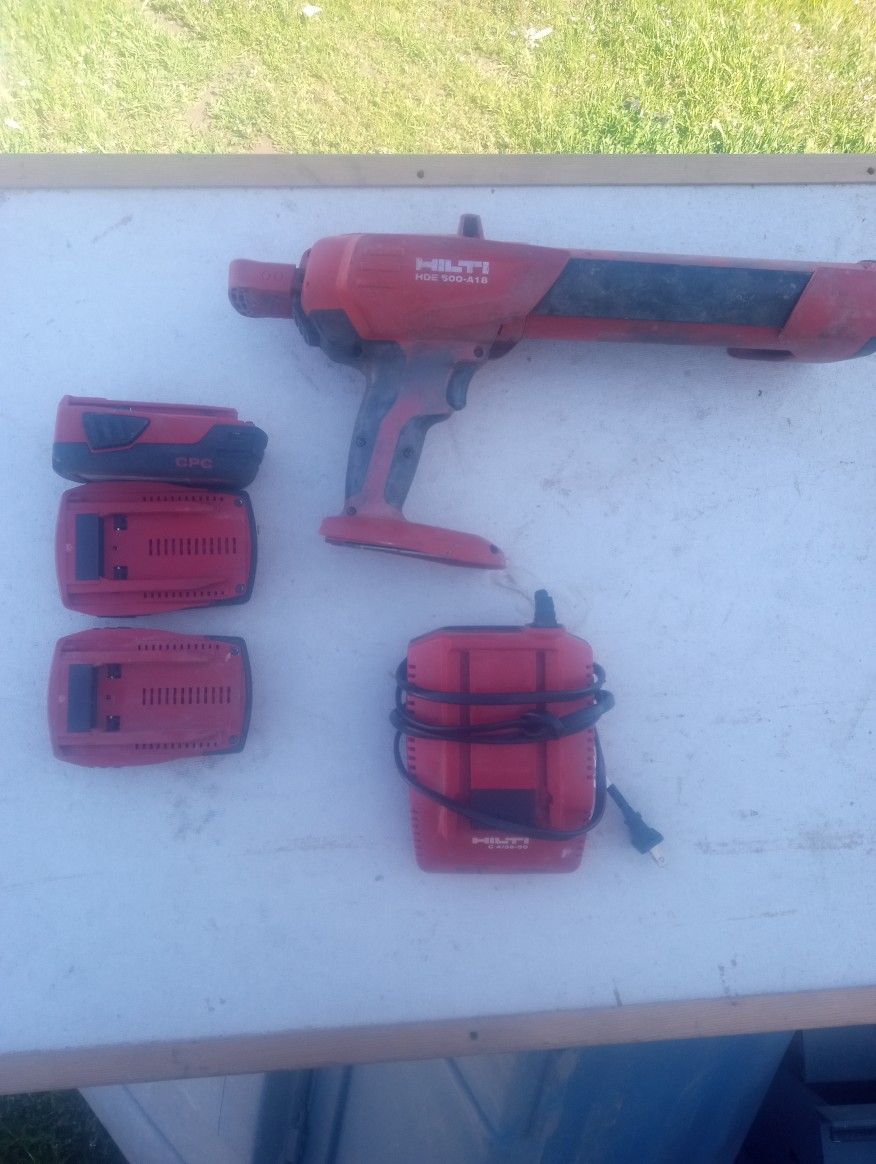 Hilti Epoxy Gun With Hit-hy 200-R