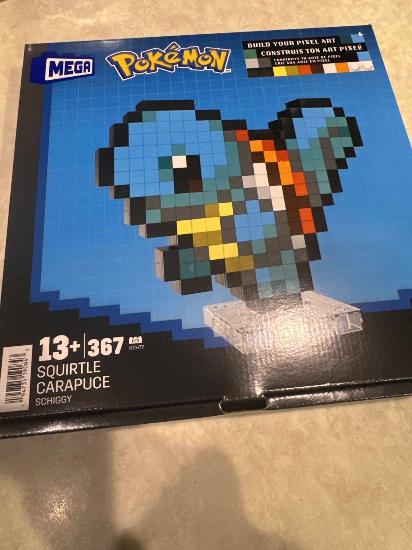 MEGA Pokémon Squirtle Pixel Art Building Set