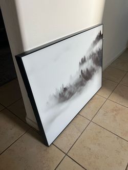 Large Art Piece - Misty Mountain Top