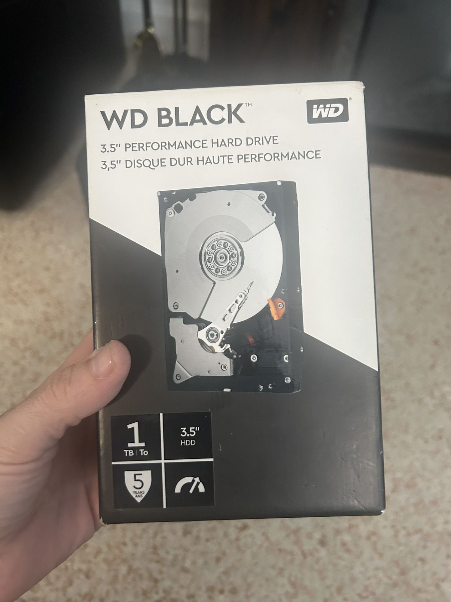 Western Digital WD Black 1TB 3.5 Performance Hard Drive