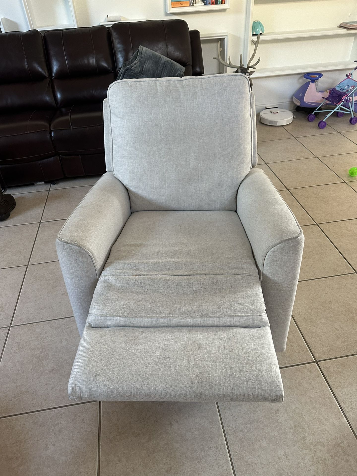 Innovations Fabric True Innovations Glider Recliner Costco True