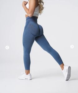 Slate Blue seamless NVGTN Leggings