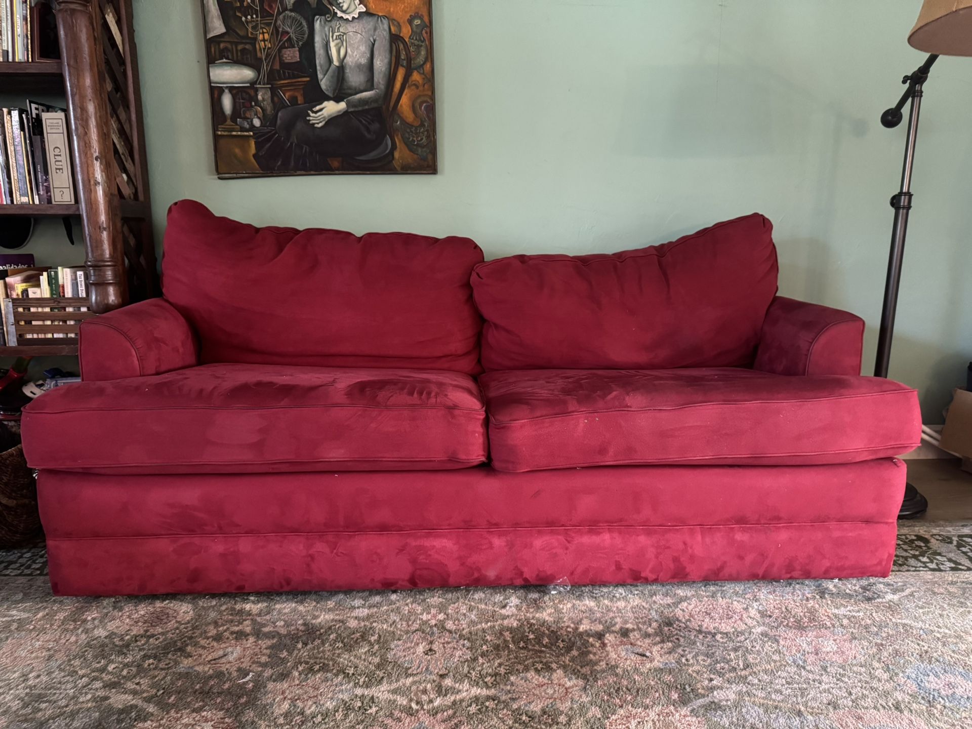 Red Sleeper Sofa Free!!