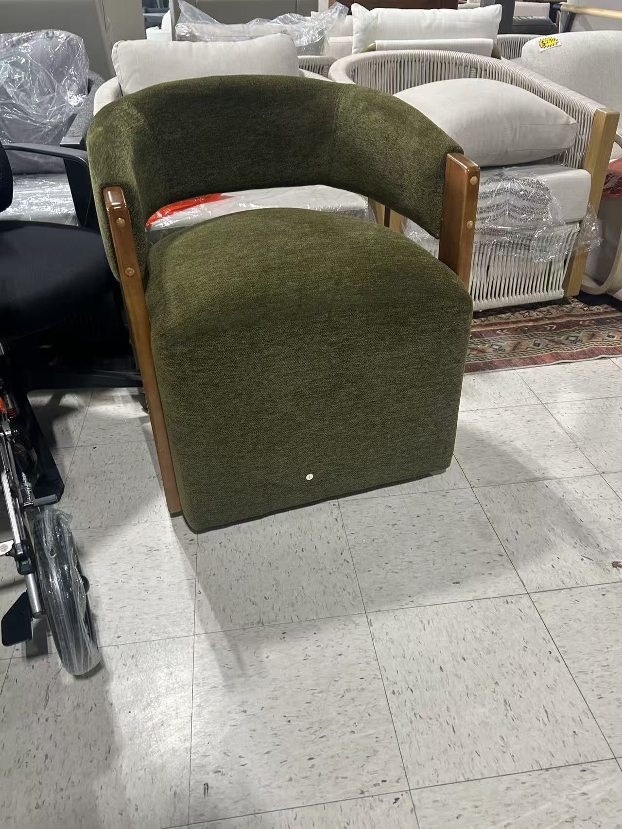 Set of 1 upholstered dining chair,