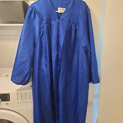 Jostens Blue Graduation Gown 