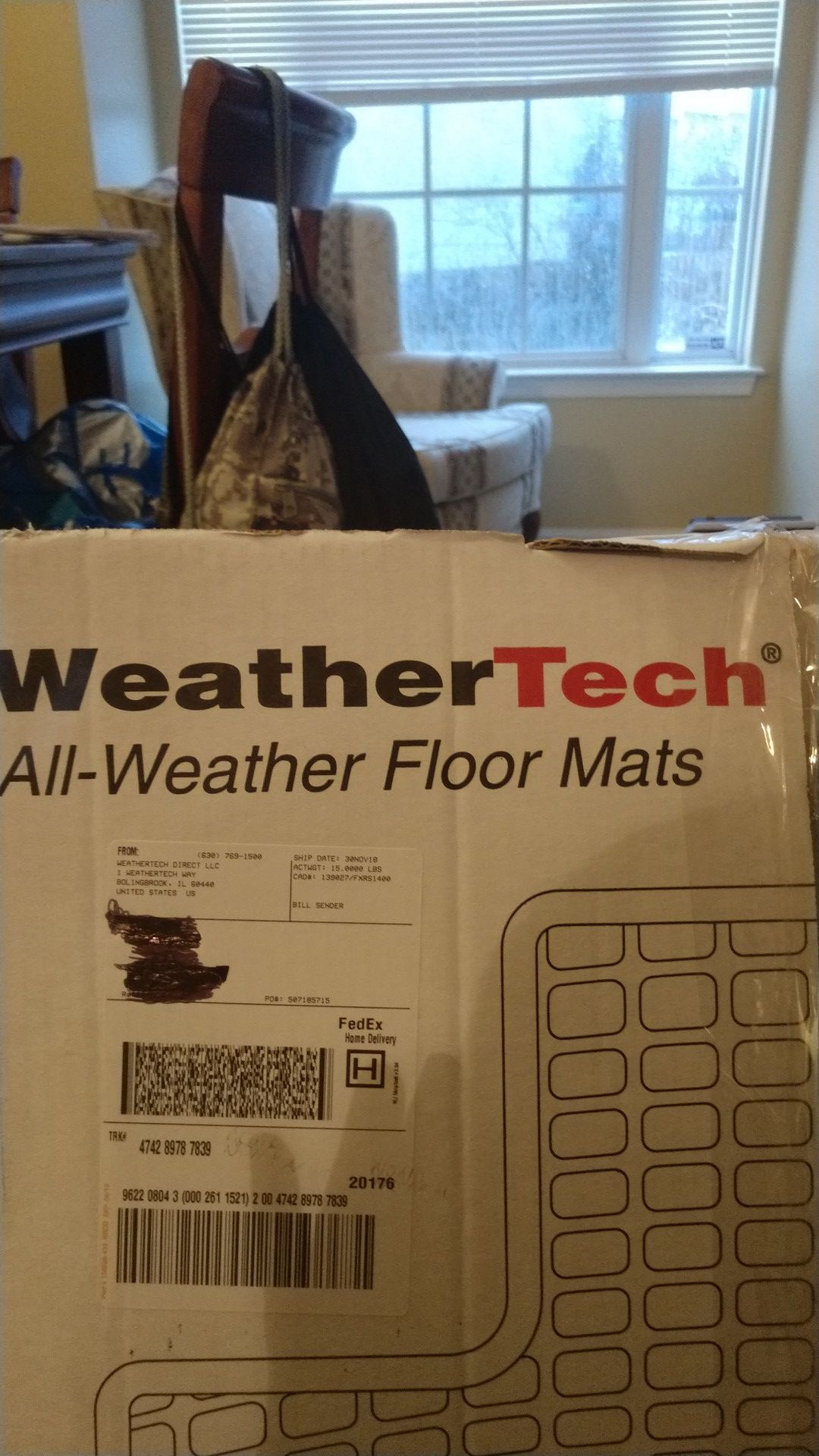 Weathertech floor mats front and back