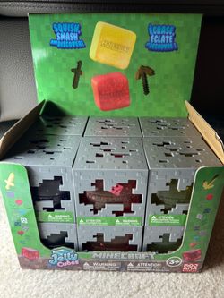 Minecraft Jelly Cubes Squishy – 5 Collectible Colors – New