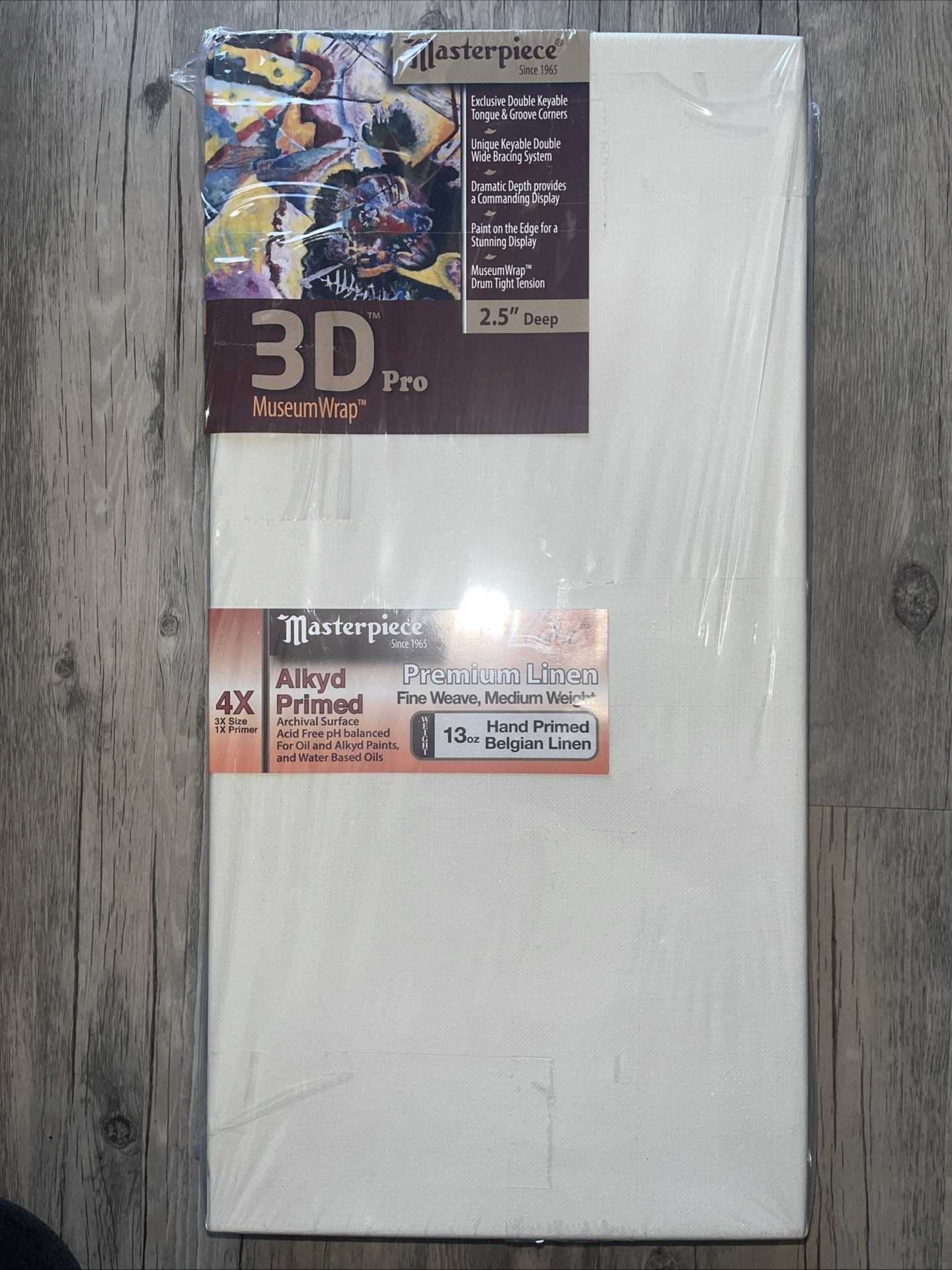Z2DY-2460 Masterpiece 3D Pro 2.5 Deep Malibu Belgian Linen 12oz Alkyd Oil Prime