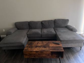 Couch and coffee table