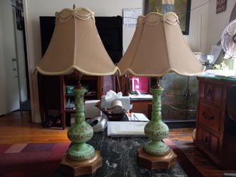 Pair Of Lamps From 1950s Great Condiction
