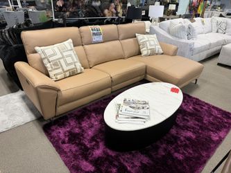 Genuine Leather! Reclining Sectional!✅🍿🛋️