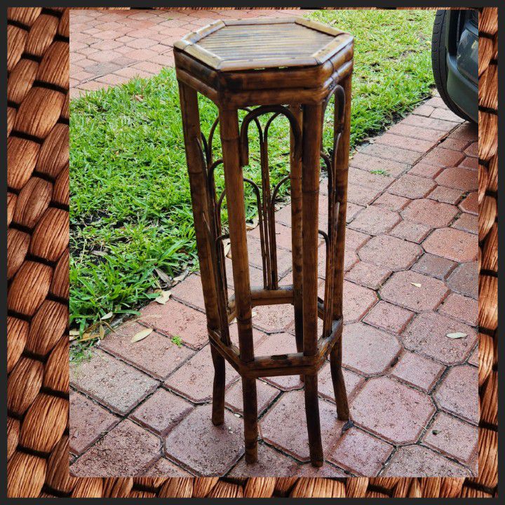Plant Stand. Made From Bamboo.  $30