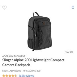 Slinger Alpine 200 Lightweight Compact Camera Backpack for Sale in Chula  Vista, CA - OfferUp