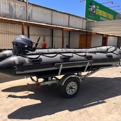 2022 Inmar 15’ Inflatable 2022 Yamaha 25hp