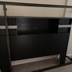 Full Size Headboard And Frame And Desk