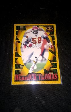 Derek Thomas chiefs football card