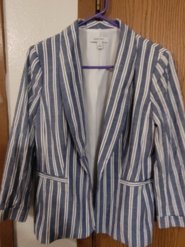 Nine Wast striped Blazer
