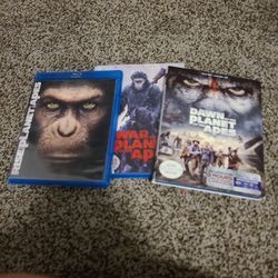 Planet Of The Apes Trilogy Blu Ray 