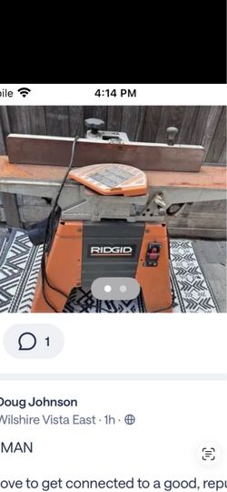 RIDGID JP06101  6-1/8” Corded  Jointer /Planer