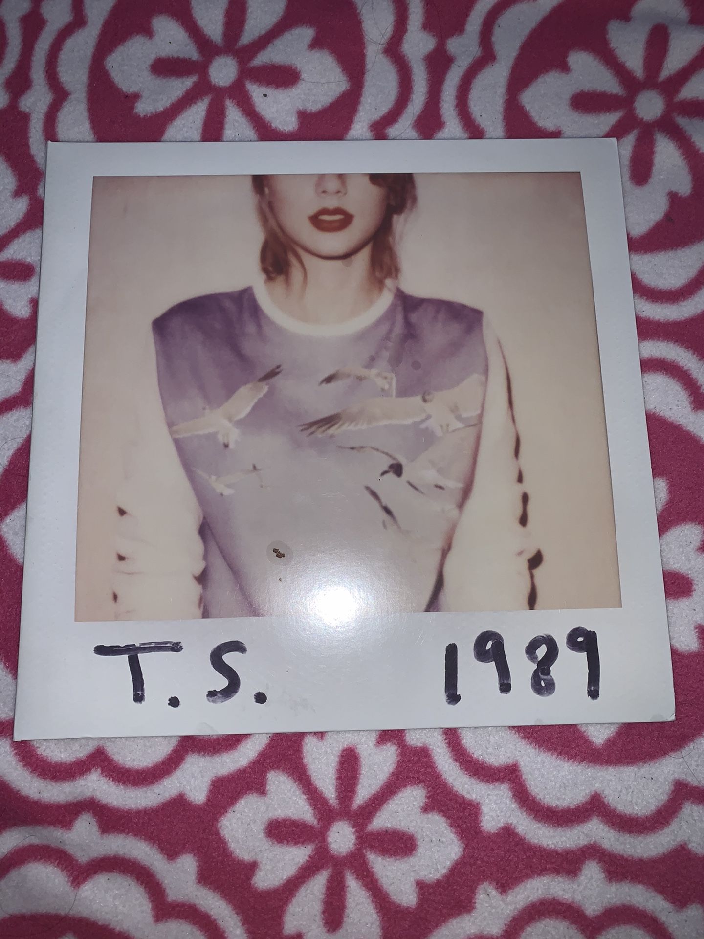 Taylor Swift vinyl and no it’s not the pink one