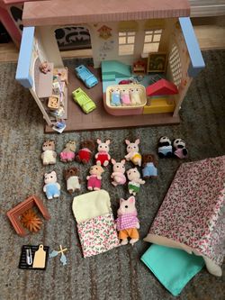 Calico Critters Nursery Playset and Campground with Figures