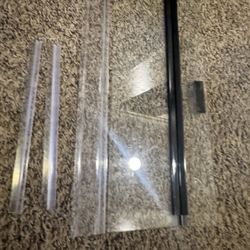 Aquarium Canopy and Backstrip Components