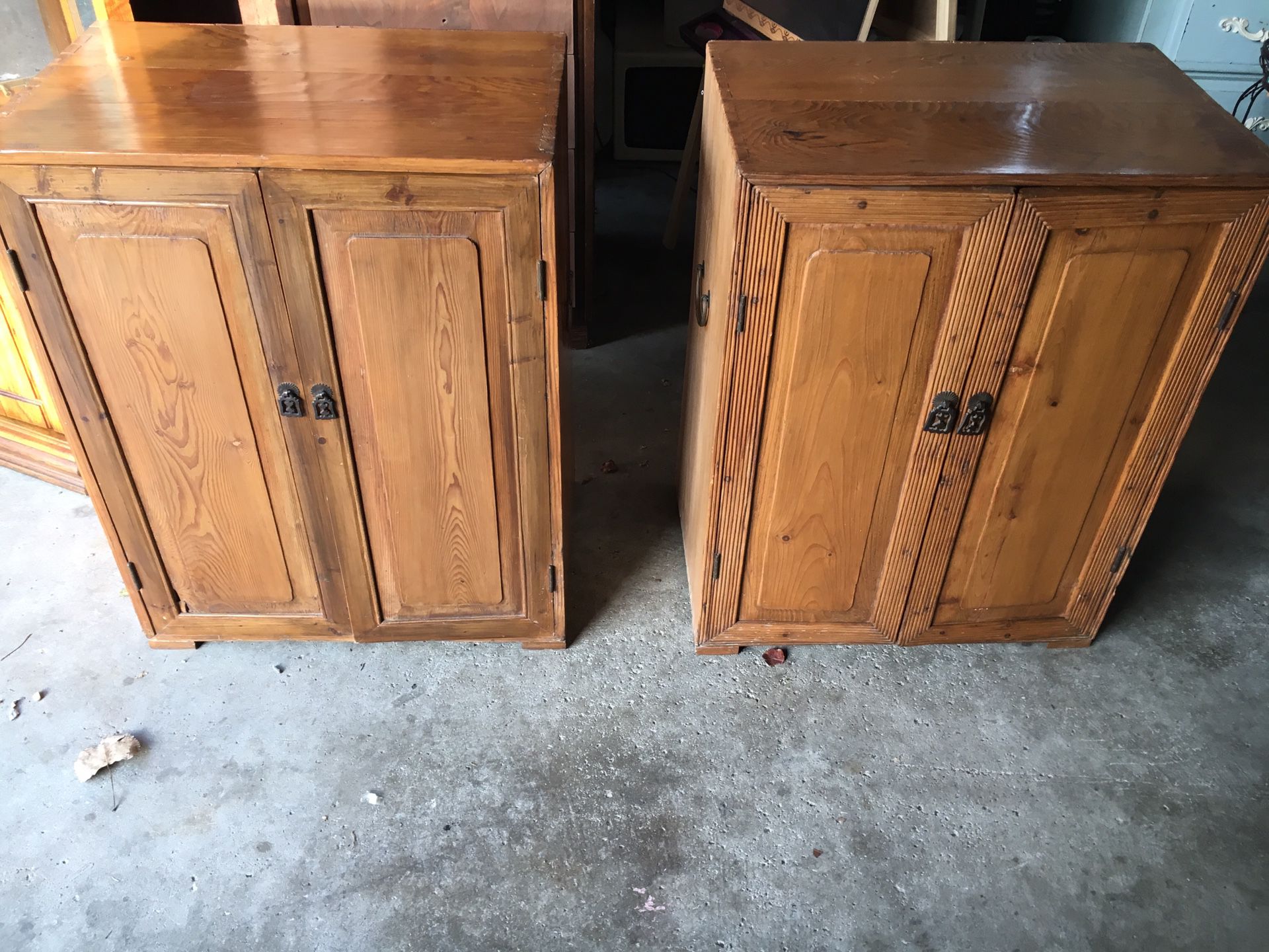 Late 1700-1800s Primitive Jelly Cabinets