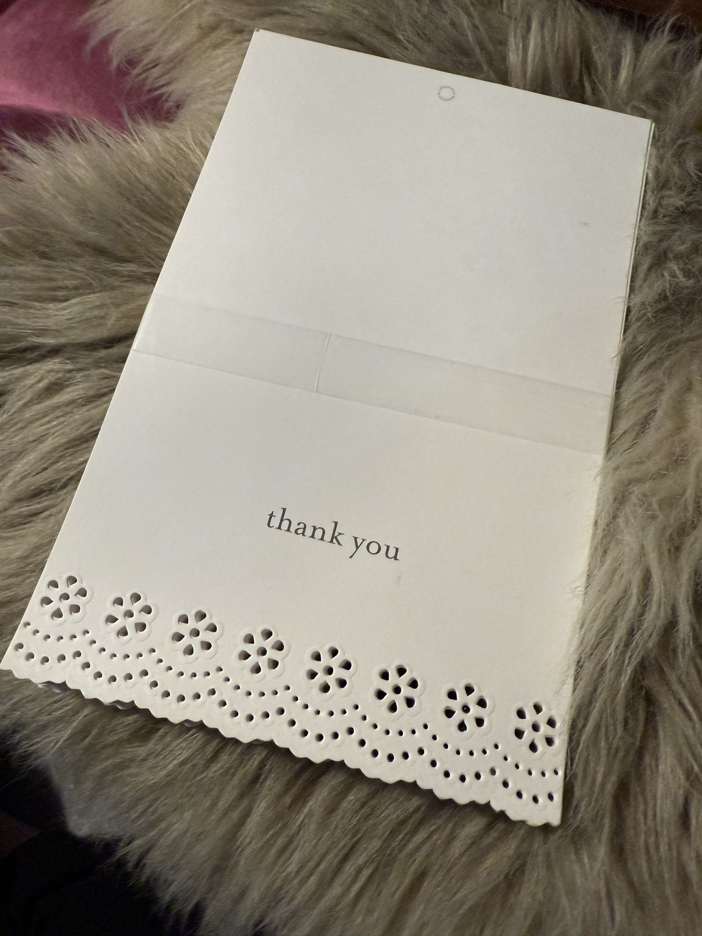 Lace Martha Stewart Thank You Cards