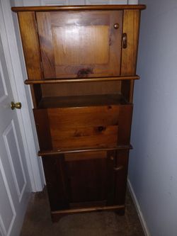 Vintage Campaign Style Bookcase 